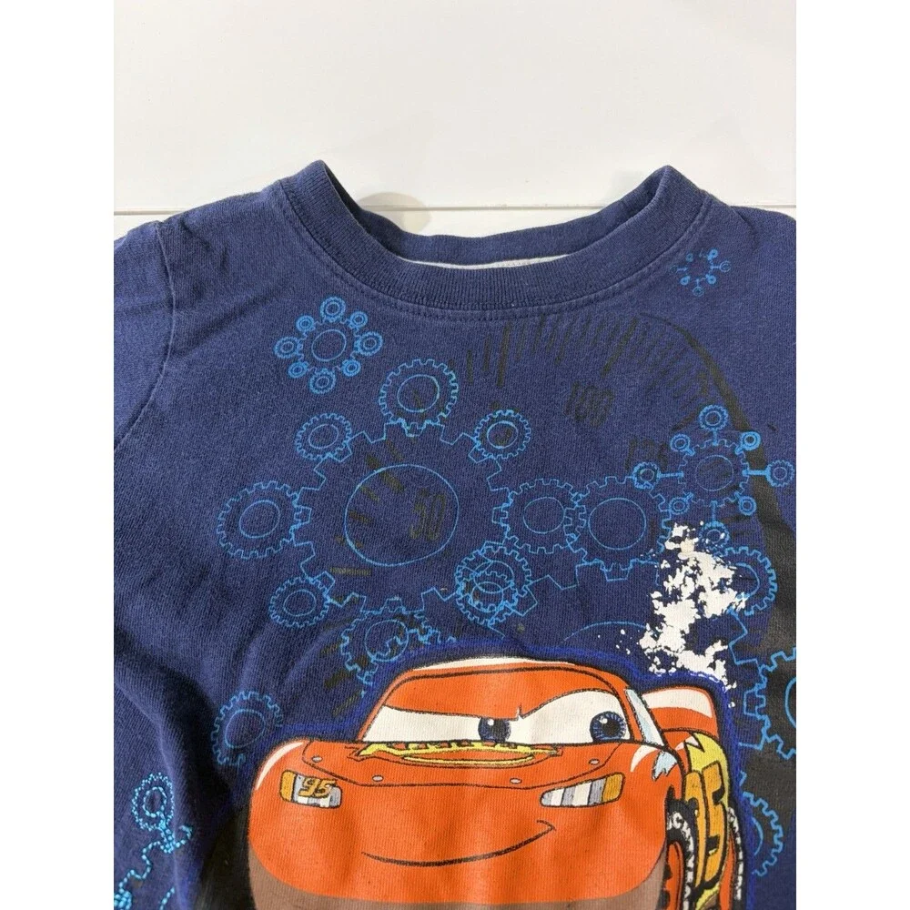 Y2K 2010 Disney Cars Lightning McQueen T-Shirt Size 18m